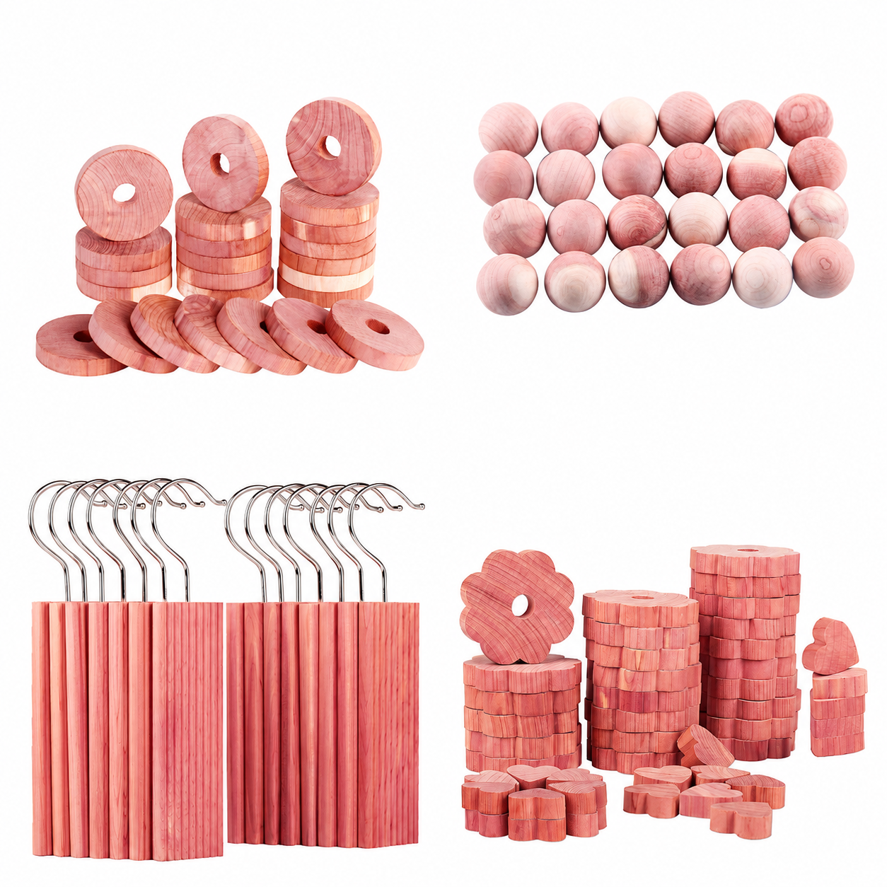Customisable Cedar Wood Wardrobe Accessory Set